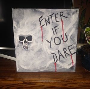 Halloween wall painting